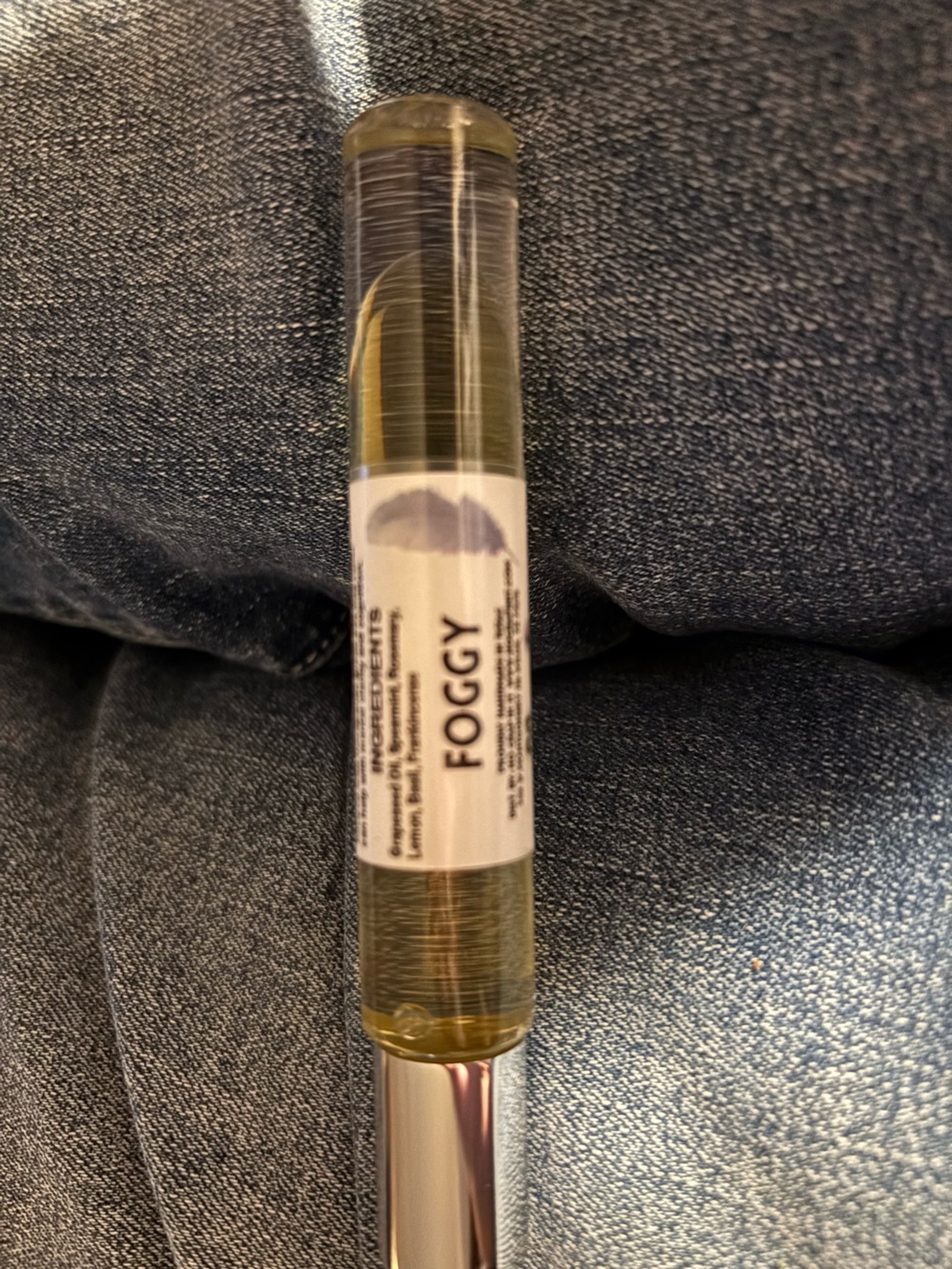 No Crap in it. Foggy. 10 ml.  .3 oz